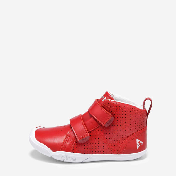 Max Red Sky PLAE Kids Hi-top Sneakers - Main Image