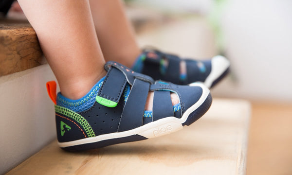 Sam Navy PLAE Kids Fisherman Sandals