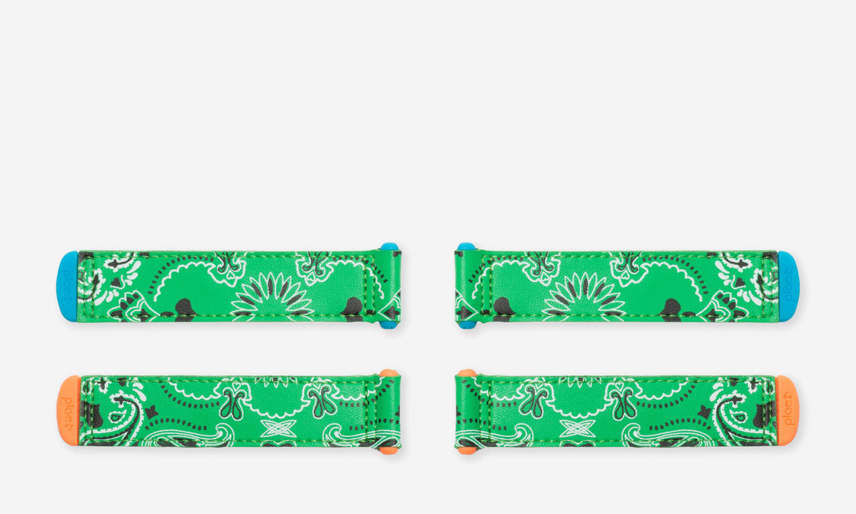 paisley - plae green (4 pack)