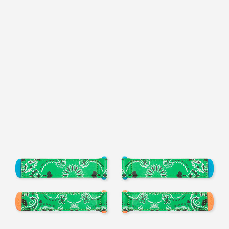 paisley - plae green (4 pack)