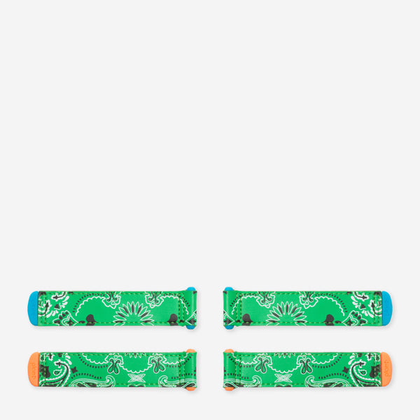 paisley - plae green (4 pack)