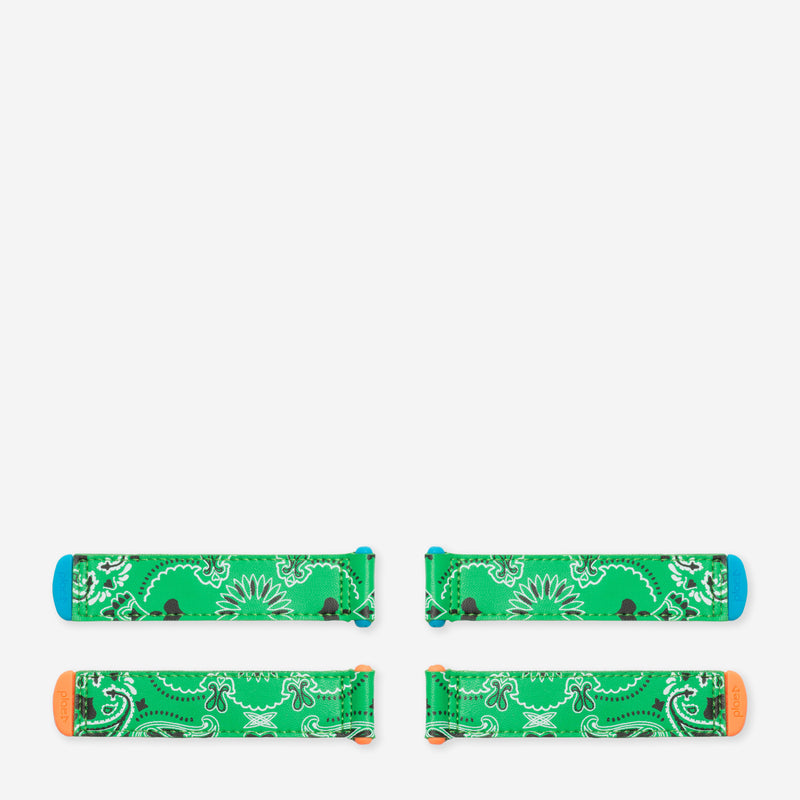 paisley - plae green (4 pack)